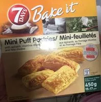 Mängden socker i Mini-feuilletés