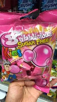 Mängden socker i Bubblicious bubble gum sugar free - kids - Parfum Tutti Frutti