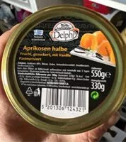 Mängden socker i Aprikosen halbe Frucht mit Vanille