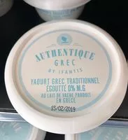 Mängden socker i Authentique Grec