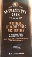 Mängden socker i Tartinable de yaourt grec aux graines
