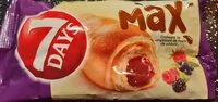 Mängden socker i Croissant with forest fruits filling