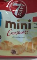 Mängden socker i Mini croissants with cocoa cream