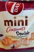 Mängden socker i Mini croissants double cherry