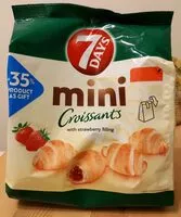 Mängden socker i Мини круассаны с начинкой "клубника"