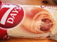Mängden socker i Croissant with cocoa filling