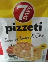 Mängden socker i Pizzeti Emmentaler Tomate Olive