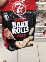 Mängden socker i Mini bake rolls pizza