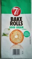Mängden socker i Bake Rolls-sour cream & onion