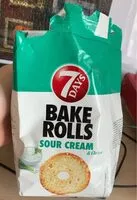 Mängden socker i Bake rolls sour cream & onion