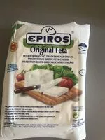 Mängden socker i Feta Grecka Epiros