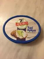 Mängden socker i Τυρί Κρέμα