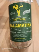 Mängden socker i Retsina Malamatina