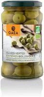 Mängden socker i Olives Vertes entières biologiques
