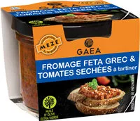 Mängden socker i Fromage feta grec et tomates séchées à tartiner