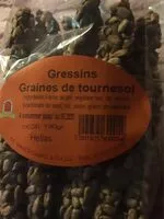 Mängden socker i Gressins graines de tournesol