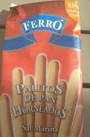 Mängden socker i Palitos de pan horneados