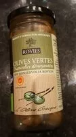 Mängden socker i Olives vertes naturelles denoyautées