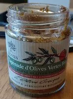 Mängden socker i Tapenade d'olives vertes bio