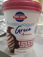 Mängden socker i Frozen yogurt greco amarena