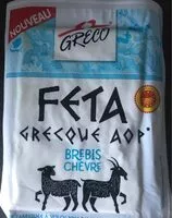 Mängden socker i Feta grecque AOP
