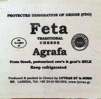 Mängden socker i Feta