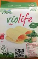 Mängden socker i Violife slices with herbs