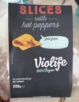 Mängden socker i Violife Hot Pepper Slices