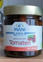 Mängden socker i Getrocknete Tomaten in Olivenöl