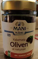 Mängden socker i Kalamata Oliven naturale