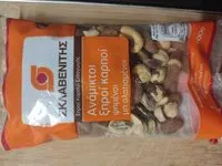 Mängden socker i Ανάμικτοι ξηροί καρποί ανάλατοι