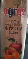 Mängden socker i Agros 4 fruits