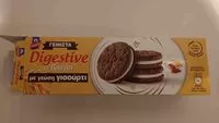 Mängden socker i Γεμιστά Digestive με βρώμη, Γεύση γιαούρτι