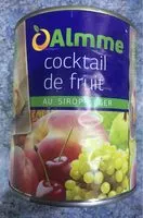 Mängden socker i Cocktail de fruit