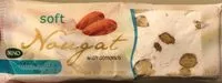 Mängden socker i Soft Nougat with almonds