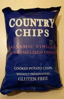 Mängden socker i Country Chips - Balsamic Vinegar & Caramelised Onion