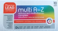 Mängden socker i multi A to Z - advanced multivitamin complex