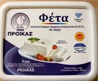 Mängden socker i Fêta