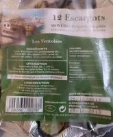 Mängden socker i 12 Escargots moyen