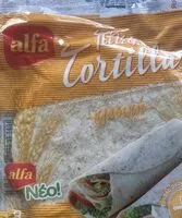 Mängden socker i Tortillas