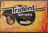 Mängden socker i Senses tropical mix