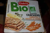 Mängden socker i Crackers emmental et graines de courge