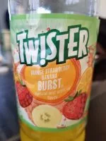 Mängden socker i Twister Orange Strawberry Banana Burst