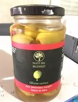 Mängden socker i Olives vertes aux poivrons rouges