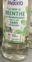 Mängden socker i Sirop de menthe sans colorant