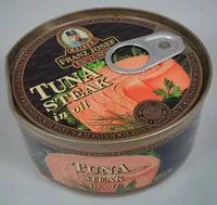 Mängden socker i Tuna Steak in oil