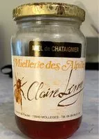 Mängden socker i Miel de chataignier bio