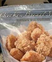 Mängden socker i Breaded chicken breast nugget