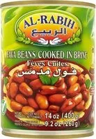 Mängden socker i Fava Beans Cooked in Brine