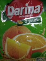 Mängden socker i Darina instant drink Orange